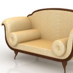classic sofa quality 3D model Sofa5 6