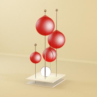 Italian table lamp 3D model sylcom 01 20x55