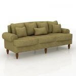 3D - model sofa in a modernist style with a pillow  T5297
