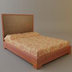 3d-model Fratelli Rossetto modern bed (Italy) TAI09