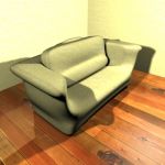 Armchair in a contemporary style 3D - model TRP54