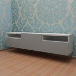 TV cabinet 3d-model IKEA BESTA 180x42x39