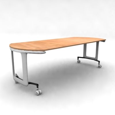 Modern oval table 3D - model Table29KND004