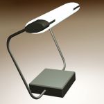 Italian desk lamp in the style of hi-tech 3D object Lampadari Tokio