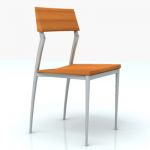 Modern minimalist chair CAD 3D - model symbol Tonon & C Evolution