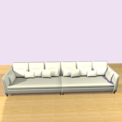3D - model sofa with pillows  Flexform _Victor Large6