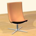 Armchair in the style of minimalism 3D object Cappelini YS de luxe