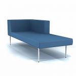 sofa blue minimalism 3D model Mdf Italia  allen1