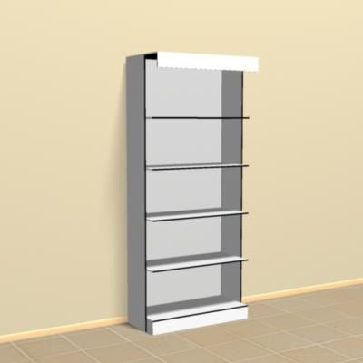 Bookcase arn_01 3D - model