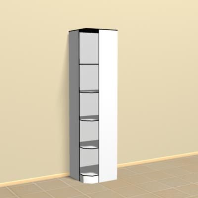 3D – model  Bookcase arn_04