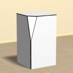 3D – model  Bookcase arn 09