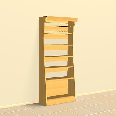 Bookcase_01 3D – model