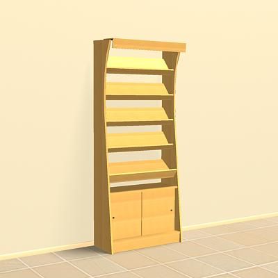 Bookcase_04 3D – model
