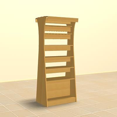 Bookcase_05 3D – model