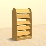 Bookcase 10 3D – model