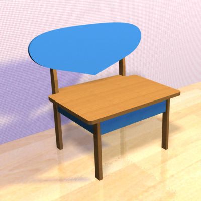 Amigo chair 3D - model