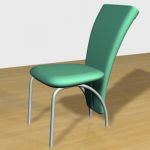 Modern green chair 3DS chair Venus