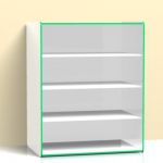 3D – model  Bookcase drg 09