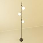 Italian floor lamp 3D object metalspot 09 170x18 cm
