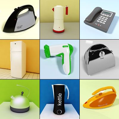 3D - model Household Devices 3