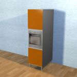 Kitchen orange600 3D - model 2