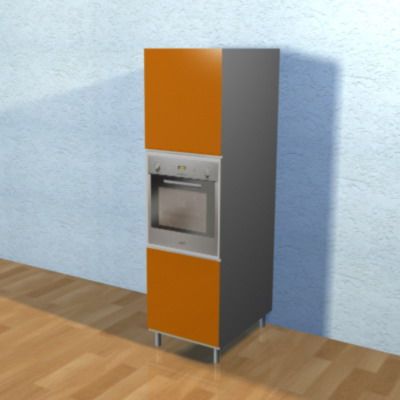 Kitchen_orange600_3D - model_2