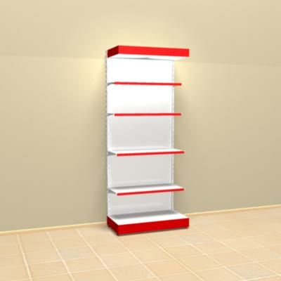 BOOKCASE 3D – model shelf_metal_18