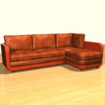 corner sofa 3D object sofa16