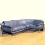 corner sofa 3D object sofa35