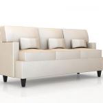 3D - model white sofa with pillows minimalism  sofa 33
