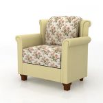 Armchair in the style of country  3D - model sofa 36