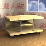 TV Stand 01 3D - model