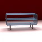 TV Stand 03 3D - model