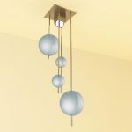 Italian chandelier 3D model sylcom 02 50x18