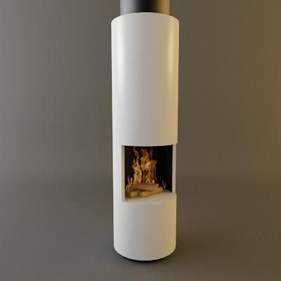 Qualitative 3D-model of fireplace in high-tech art 0_042