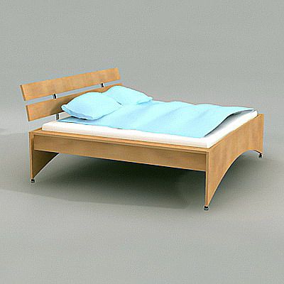 Elegant modern bed 3DS BED01