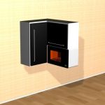 Kitchen Black 7 3D - model