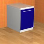 Kitchen Blue 5 3D - model