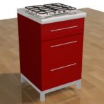 Kitchen box 3D - model K11 07