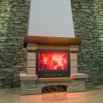 Qualitative 3D-model of country fireplace Bellerive