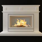 Qualitative 3D-model of classic fireplace 110