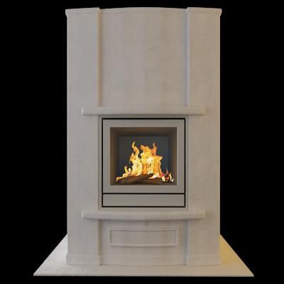 Qualitative 3D-model of fireplace in high-tech art 119