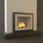Qualitative 3D-model of fireplace in high-tech art 131