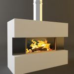 Qualitative 3D-model of fireplace in high-tech art 133