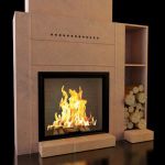 3D-model of fireplace in high-tech art 67