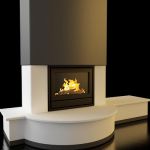 Qualitative 3D-model of fireplace in art nouveau 69