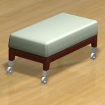 3D - model white sofa in a modernist style 3D object Driade NEOZ Deep