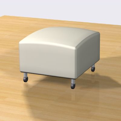 3D - model minimalist white sofa CAD symbol Flexform Nonnamaria 5