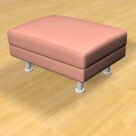 3D - model sofa in the style of minimalism CAD symbol Edro Nuovo domino