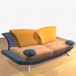 3D - model Sofa CAD symbol Il Loft SUPER ROY III